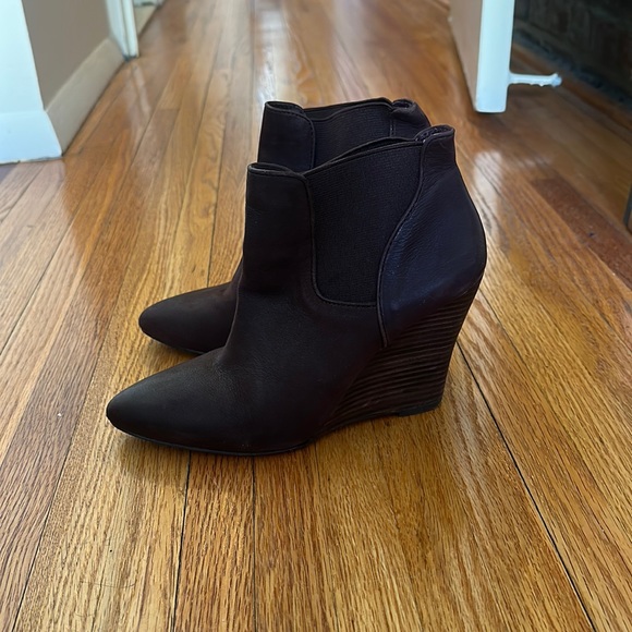 Purple Wedge Bootie - Picture 3 of 7